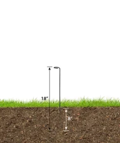 Vigoro 18 in. H x 1.50 in. W Steel Plant Prop 16 Vigoro 18 in. H x 1.50 in. W Steel Plant Prop -Vigoro sales Store vigoro tomato cages 611872 hd 4f 1000