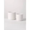 SULLIVANS White Ceramic Planter (Set of 2) -Vigoro sales Store white sullivans plant pots cm2952 64 1000